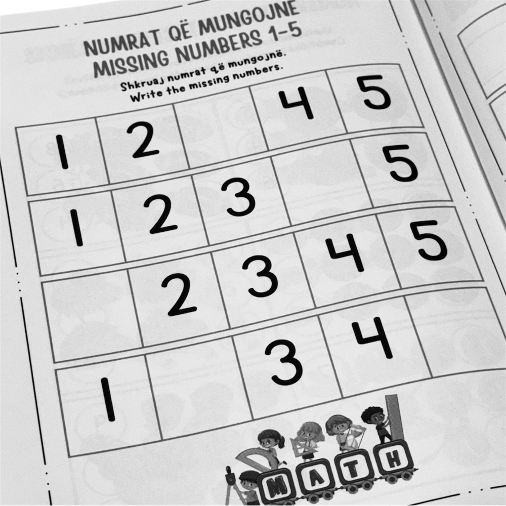 Albanian Numbers & Math Coloring & Activity Book - Picture 10 of 16
